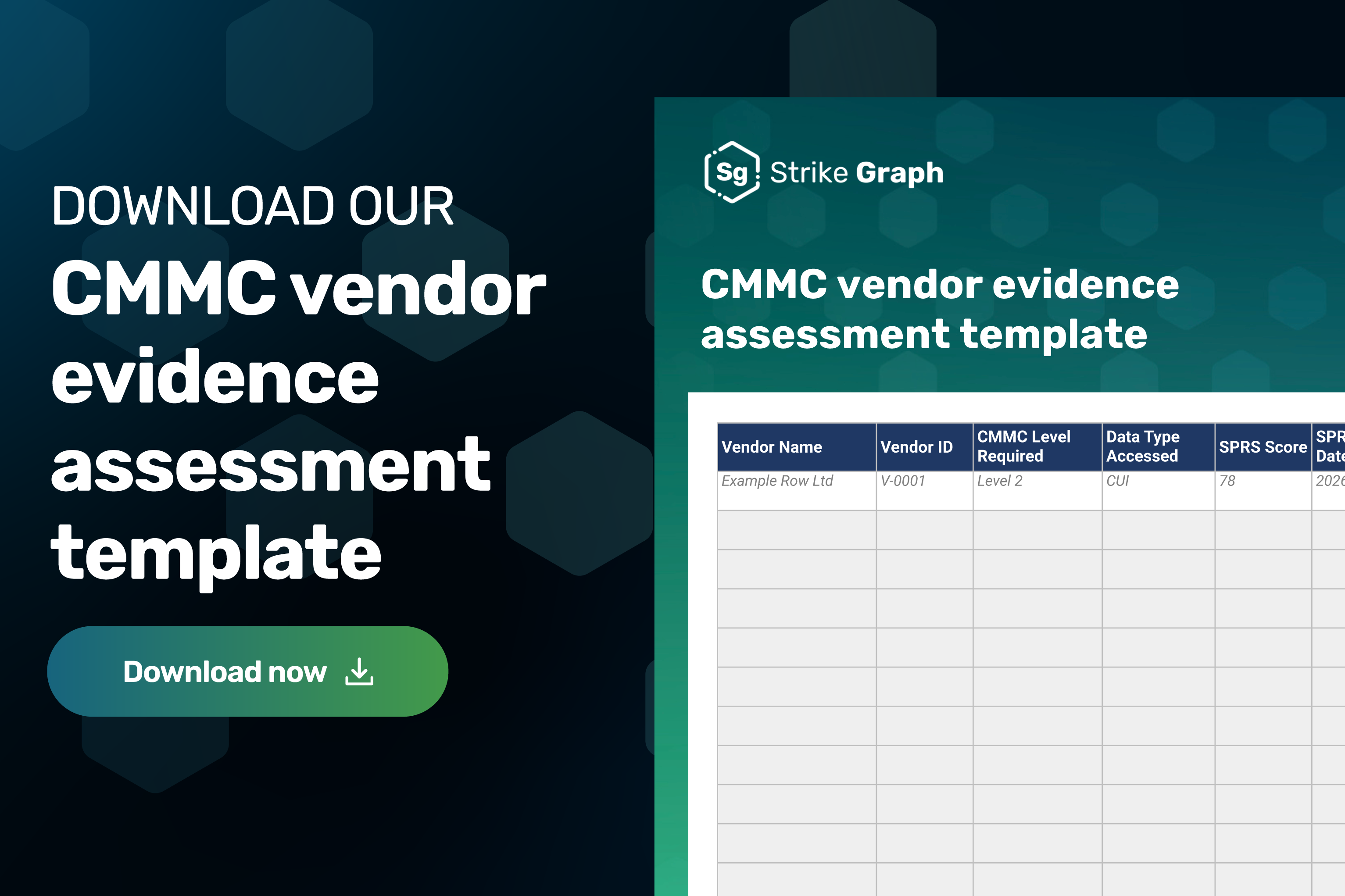 CMMC vendor assessment template-Promo
