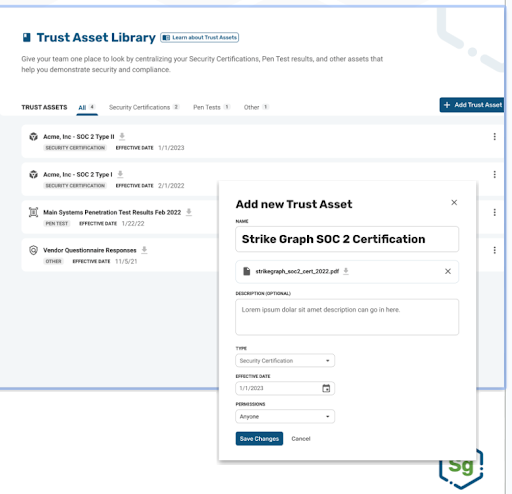 Strike Graph’s trust asset library turns compliance into revenue