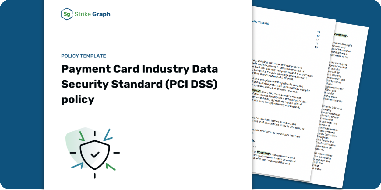 PCI DSS policy essentials: requirements, examples & templates