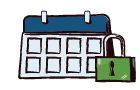 Pen test icon -calendar
