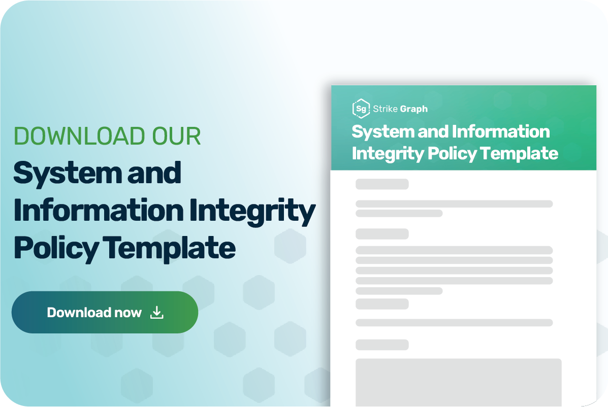 System and Information Integrity Policy Template@2x